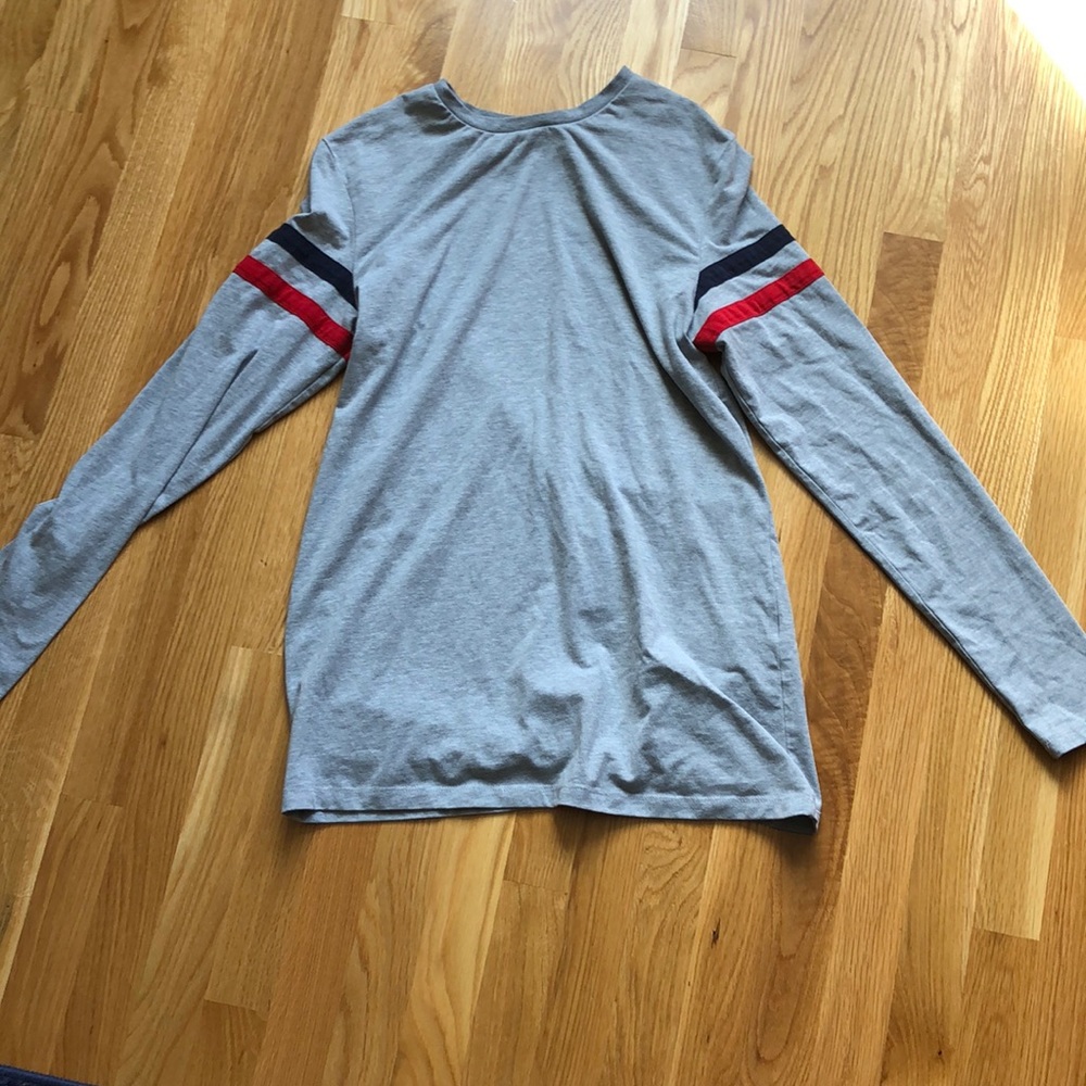 ASOS Grey Varsity Long Sleeve